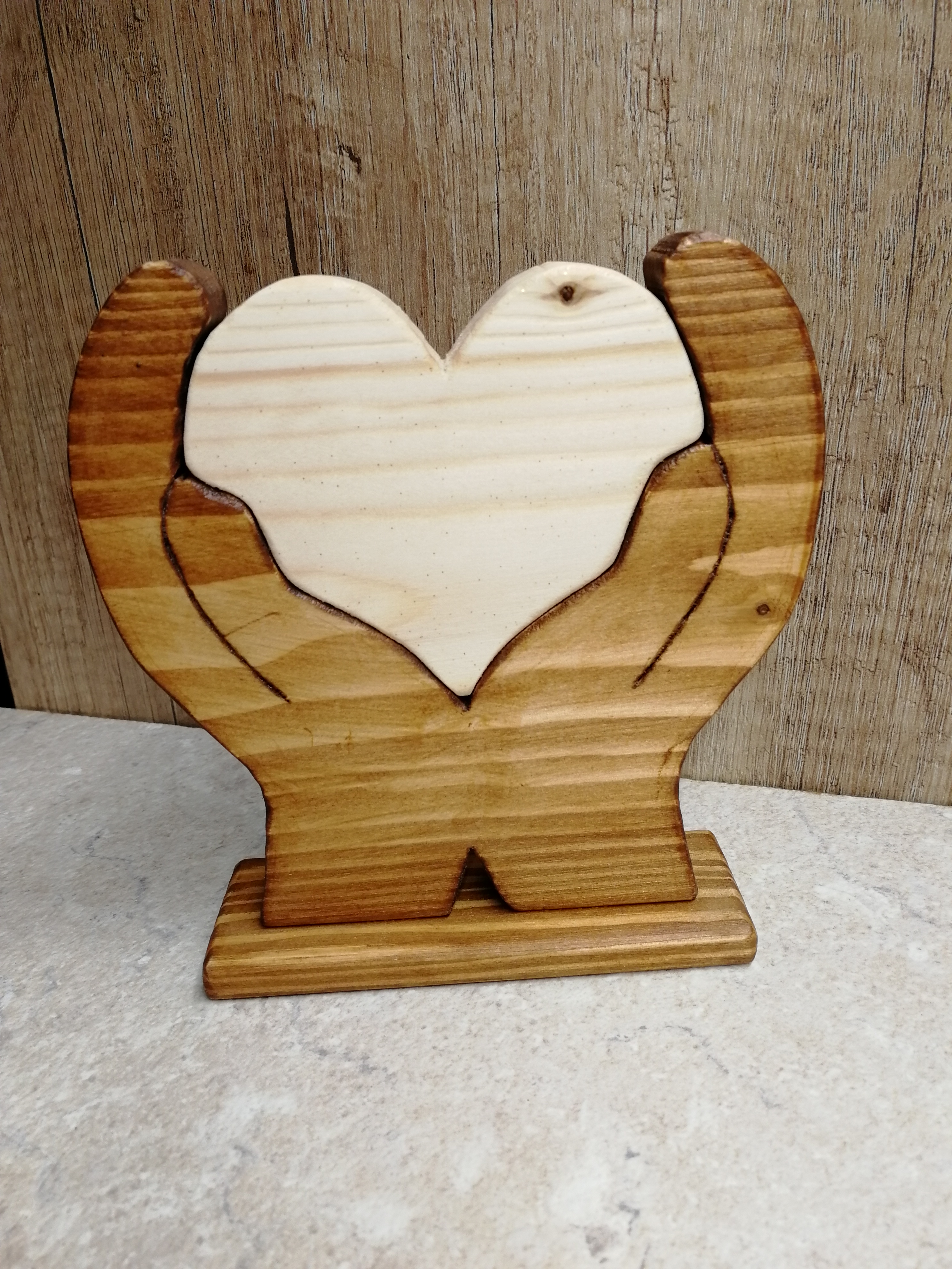 Szives asztali dísz